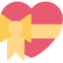 Heart with ribbon