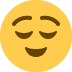 Relieved face