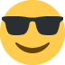 Smiling face with sunglasses