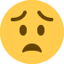 Worried face