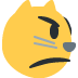 Pounting cat face